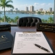 Florida LLC lawyer operating agreement document on desk in law office setting